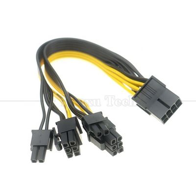 PCIe 8 Pin Männlich zu Dual 8 Pin Weiblich PCI Express Grafik-Video-Karte GPU Splitter Stromadapter Kabel