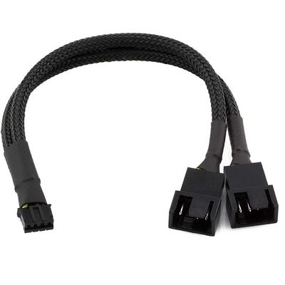 Motherboard CPU 4 PIN-Anschluss PC-Gehäuse Temperaturkontrolle Kühlventilator Y Splitter Erweiterung PWM Kabel