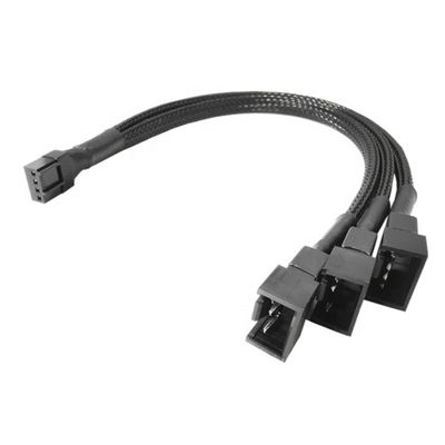 1 bis 3 CPU 4 PIN Connector PC Case Temperaturkontrolle Kühlventilator Y Splitter Erweiterung PWM Kabel