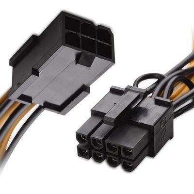 6 Pins Männlich bis 8 Pins Männlich GPU ATX Video Grafikkarte PCIe Express Adapter Stromversorgung Erweiterungskabel für Computer