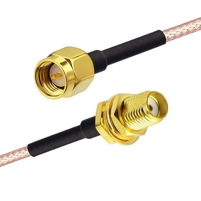 Custom RG 174 SMA Männlich zu SMA Weiblich Montage Jumper RF Adapter Steckverbinder Antenne Koaxialkabel