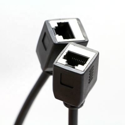Anpassung 1M 2M 3M Cat5 RJ45 8P8C Weibliche Steckdose zu RJ45 Weibliche Steckdose Lan Ethernet Netzwerkkabel