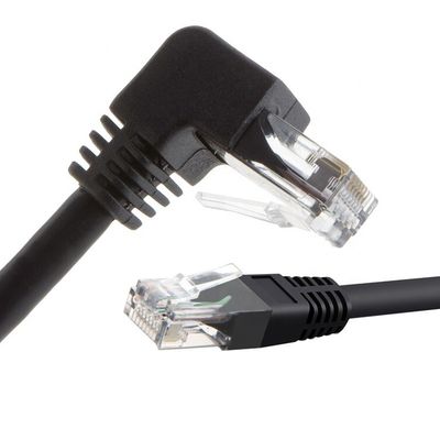 UTP STP 90 Grad Links-Rechtswinkel Cat5 Cat5e Cat6 Cat7 RJ45 Verlängerung Ethernet Lan Netzwerkkabel