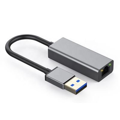 Supergeschwindigkeit 1000 Mbps Metallschal USB 3.0 auf Gigabit RJ45 Ethernet-Adapter