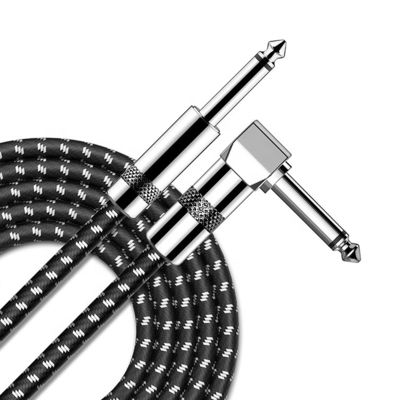 OEM 3M 1/4 Zoll 6.3mm TS Jack Rechtswinkel Musikinstrument Bassverstärker Pedal Gitarren Patch Kabel