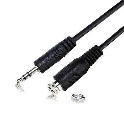 Schraube Männlich auf weiblich 3,5 mm 3-Säulen TRS Audio Jack Kabel