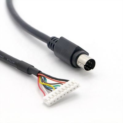 CUSTOM 1M S Video 8 PIN Mini DIN bis 9 PIN JST Stecker PC-Motorsteuerung Kabel
