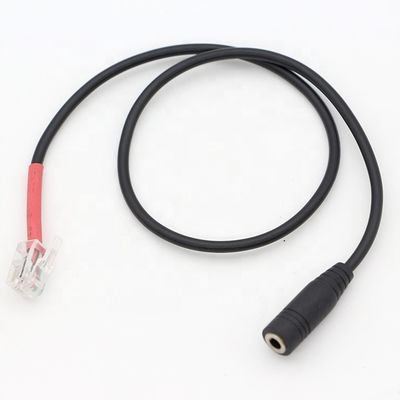 RJ9 RJ10 auf weibliche 3,5 mm CTIA Stecker Audio Jack Headset Adapter Kabel