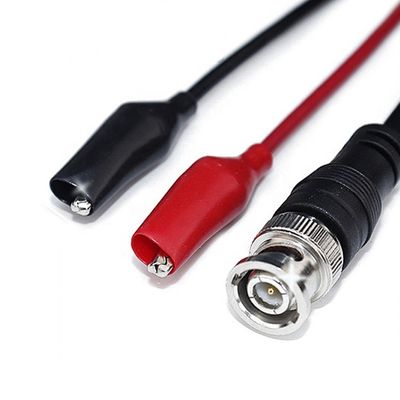 BNC zu Dual Alligator Krokodil Clips Test Blei Kabel für Oszilloskop CCTV Kamera Video
