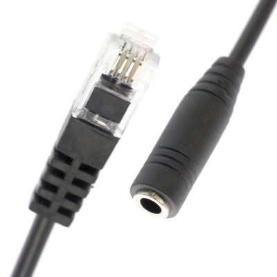 CUSTOM RJ9 RJ10 auf weibliche 3,5 mm Audio Jack Headset Adapter Kabel für Bürotelefon