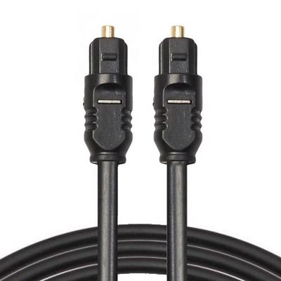 Hochwertiges dünnes 1M 2M 3M 5M Glasfaserkabel Toslink Spdif Gold optisches digitales Audiokabel