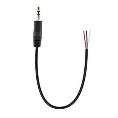 TRS 2 Pole Stereo Audio Jack 3,5 mm Männlich Stecker zum entklebten ausgegrabenen nackten Draht Open End Kabel