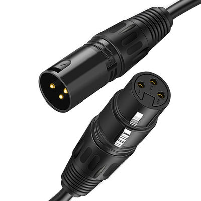 OEM-HiFi-Mikrofon Mikrofon 3 PIN XLR-Audiokonnektor Männlich auf XLR weiblich DMX-Kabel