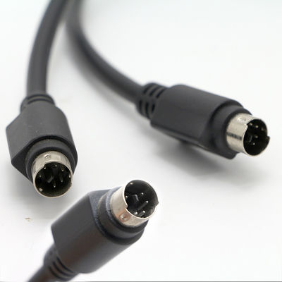 Custom Männlich zu Männlich 6 PIN Mini DIN Plug Video Audio MIDI Erweiterungskabel Für PS2 Tastatur