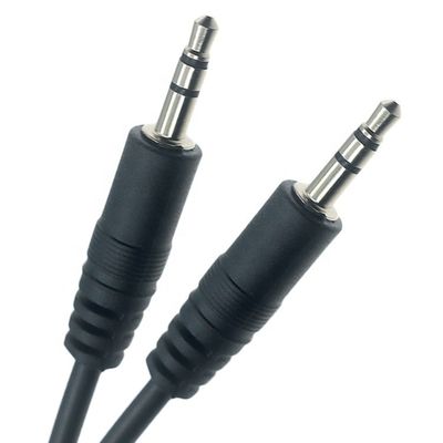 OEM-Anpassung 1M 2M 3M 5M 10M 3 Pole TRS Männlich zu Männlich 3.5mm Aux Stereo Jack Audio-Verlängerungskabel