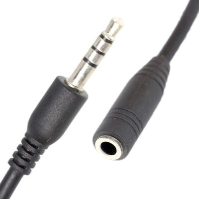 Kurz 20cm 3,5mm 4 Pole TRRS Männlich bis 3,5mm TRRS Weiblich Stereo Aux Audio Erweiterungskabel