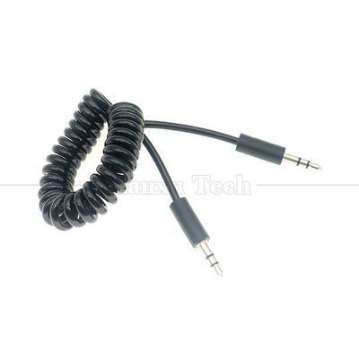 Füllgewickelte 3,5 mm Jack Aux Stereo-Audio-Verlängerungskabel
