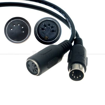 Hochwertiges 1M 3M 5M Männlich-Frauen-MIDI 5 PIN DIN-Verlängerungskabel für Audio-Tastaturgitarre