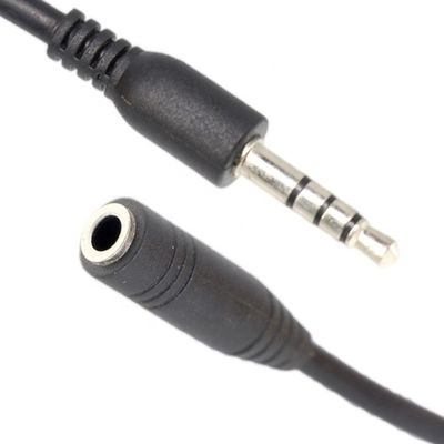 Kurz 10cm 3,5mm Jack TRRS Männlich bis 3,5mm Jack TRRS Weiblich Stereo Aux Audio Erweiterungskabel