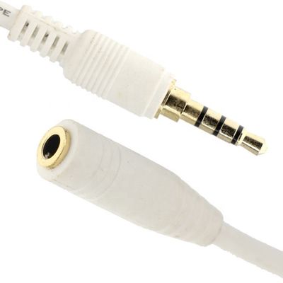 1m 2m 3m 3,5mm 4 Pole TRRS Männliche Jack zu 3,5mm TRRS Weibliche Stereo Aux Audio Erweiterung Kabel