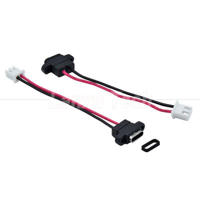 Wasserdichtes USB Typ C Weibliche Steckdose zu 2 Pin 4 Pin PH 2.0 XH 2.54 SH1.0 VH ZH MX-Anschlusskabel