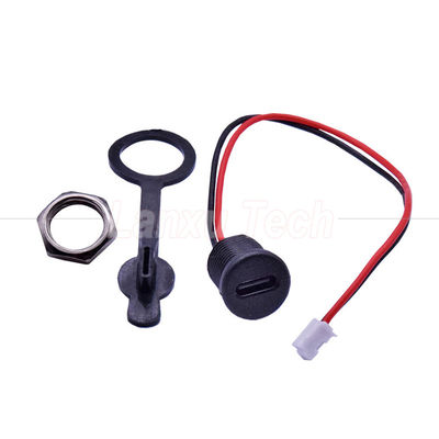 Wasserdichte Kappe USB Typ C Weibliche Steckdose zu 2 Stücken PH 2.0 XH 2.54 SH1.0 VH ZH MX-Anschlusskabel