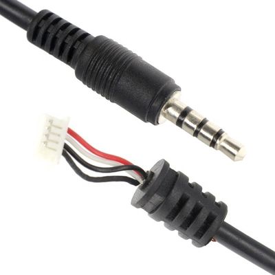 Fabrikmontage nach Maßgabe 1M 3.5mm TRRS Audio DC Jack zu JST 2,0mm 2,54mm Pitch Connector Kabel