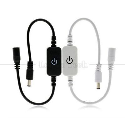 12v 24v Touch Controller Männlich auf weiblich DC 5,5x2,1mm eingeschaltet