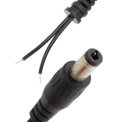 Gleichspannungsinput-Fass Jack 2,1x5,5 mm Männlich weiblich zu öffnen Pigtail Gleichspannungskabel