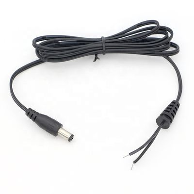 Männlich-Weiblich Gleichspannungs-Fass Jack 2,1x5,5 mm bis offenes Pigtail Gleichspannungs-Ladekabel