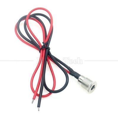 18AWG 10A Metallgelenkte weibliche Steckdose DC099 5.5x2.1mm 5.5x2.5mm Panel Mount Steckverbinder Pigtail DC-Stromanschlusskabel