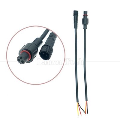 Wasserdicht IP67 IP68 Männlich Weiblich 2 3 4 5 6 7 8 Pin M12 Kabel für LED
