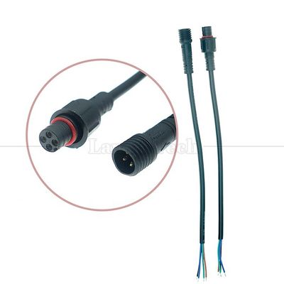 Wasserdichtes Männliches Weibliches 2 3 4 5 6 7 8 Pin M12 Montagekabel für LED