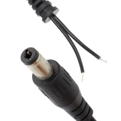 Gleichstromversorgung Eintrittsfass Jack 2,1x5,5 mm Männlich Weiblich zu öffnen Pigtail SR Gleichstrom-Stromkabel