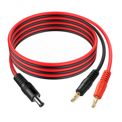12V Gleichstrom 5,5mm X 2,1mm Männlich bis 4mm Bananen Stecker Kabel