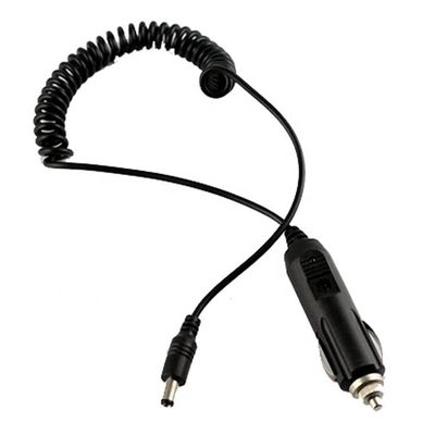 12V Spring Coiled Car DC Jack 5.5x2.1mm Zigarettenanzünderverlängerungskabel