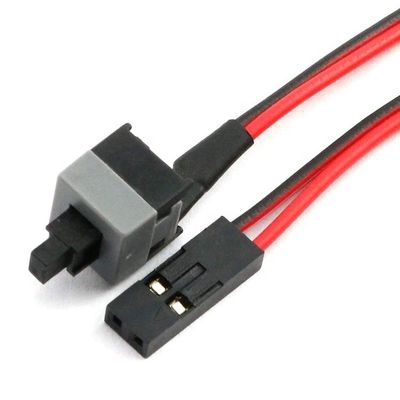 2 Stift SW PC Fall Motherboard Schalten Sie an und aus Computer Reset Power ATX Kabel