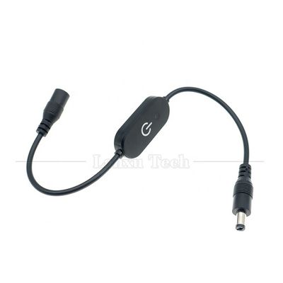 12V Männlich auf weiblich 5,5x2,1 Barrel Jack DC Power Led Dimmer Switch Kabel für Led-Licht