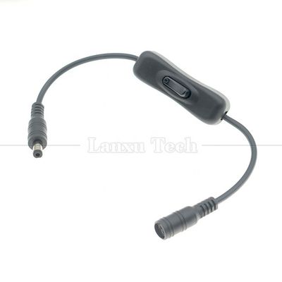 12V 24V Männlich auf weiblich 5,5x2,1mm Gleichspannbuchse 304 Schaltkabel für LED-Streifenlampe