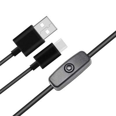 1m 5V 3A USB Typ C-Kabel mit Schalter ON OFF für Raspberry Pi