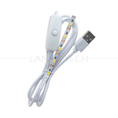 Hochwertiges USB-Steuergerät Dimmer Strom an und aus Schalterkabel mit LED-Lichtstreifenlampe