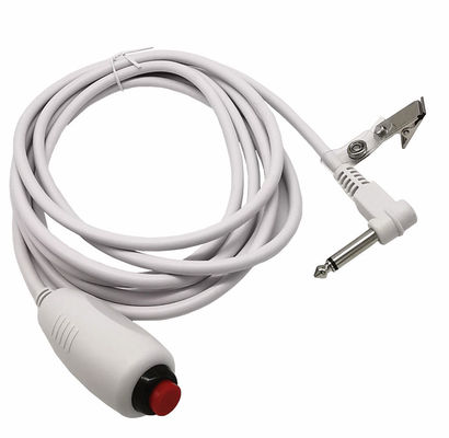 Custom 6.35 Single Button Switch Line Notruf Button Krankenschwester Anruf Kabel mit Clip für Krankenschwester Station Krankenschwester Anrufsystem