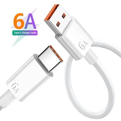 Super-Schnellladung 6A Typ C USB-Datenladekabel für Mobiltelefone
