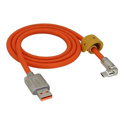 180 Grad rotierendes Schnellladen 120w 6A Silicone Micro USB Typ C Kabel für Android Handy