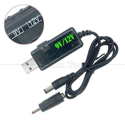 1m Drok 5V USB zum Boost 9V 12V Step Up Multi Output DC Converter Kabel für Routermodem