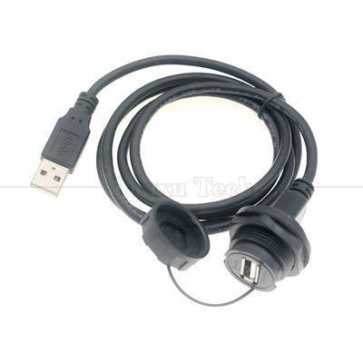 Wasserdichtes, männlich-weiblich vernetztes USB-Portverbindungsverlängerungskabel