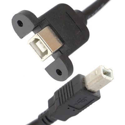 Schraubverriegelung Mini Micro B Typ C RJ45 Ethernet-Verlängerungskabel von männlich auf weiblich
