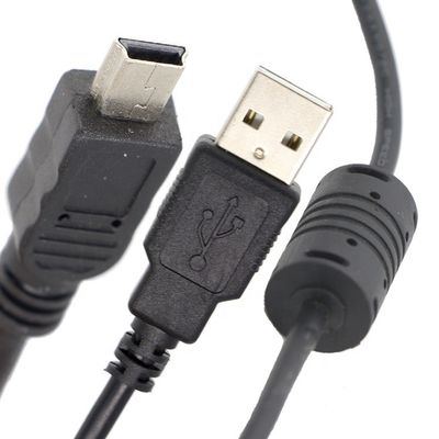 1.5m USB A zu Mini B 5PIN USB 2.0 Datenladung OTG Kabel mit Ferrit