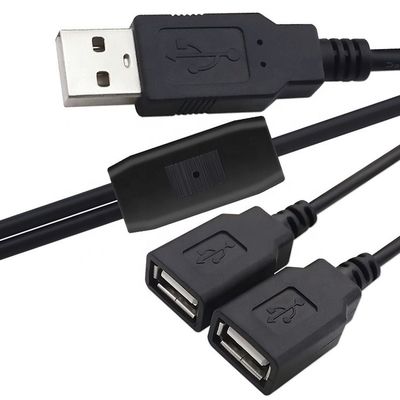 1 m 2 m 1 m 2 m m Y-Form USB Splitter Kabel für das Laden
