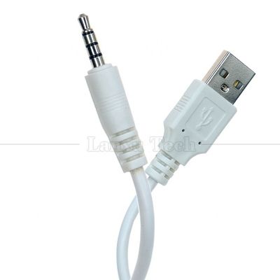 Synchronisieren Sie Datenladen USB A Männlich bis Aux 4 Pole 3,5 mm Audio DC Jack Adapter Ladekabel für Lautsprecher Kopfhörer